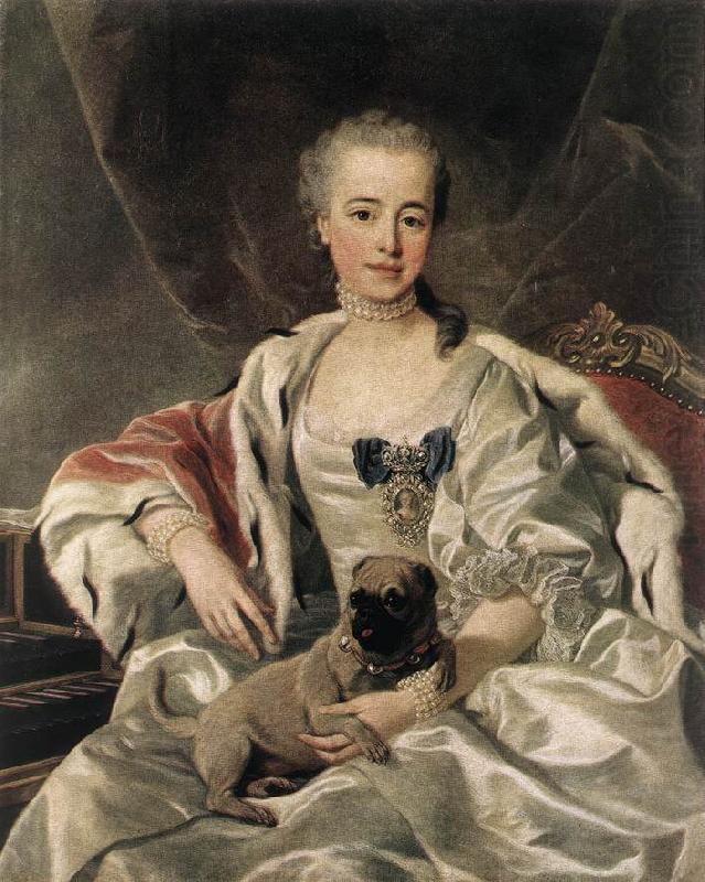 LOO, Louis Michel van Portrait of Catherina Golitsyna s china oil painting image